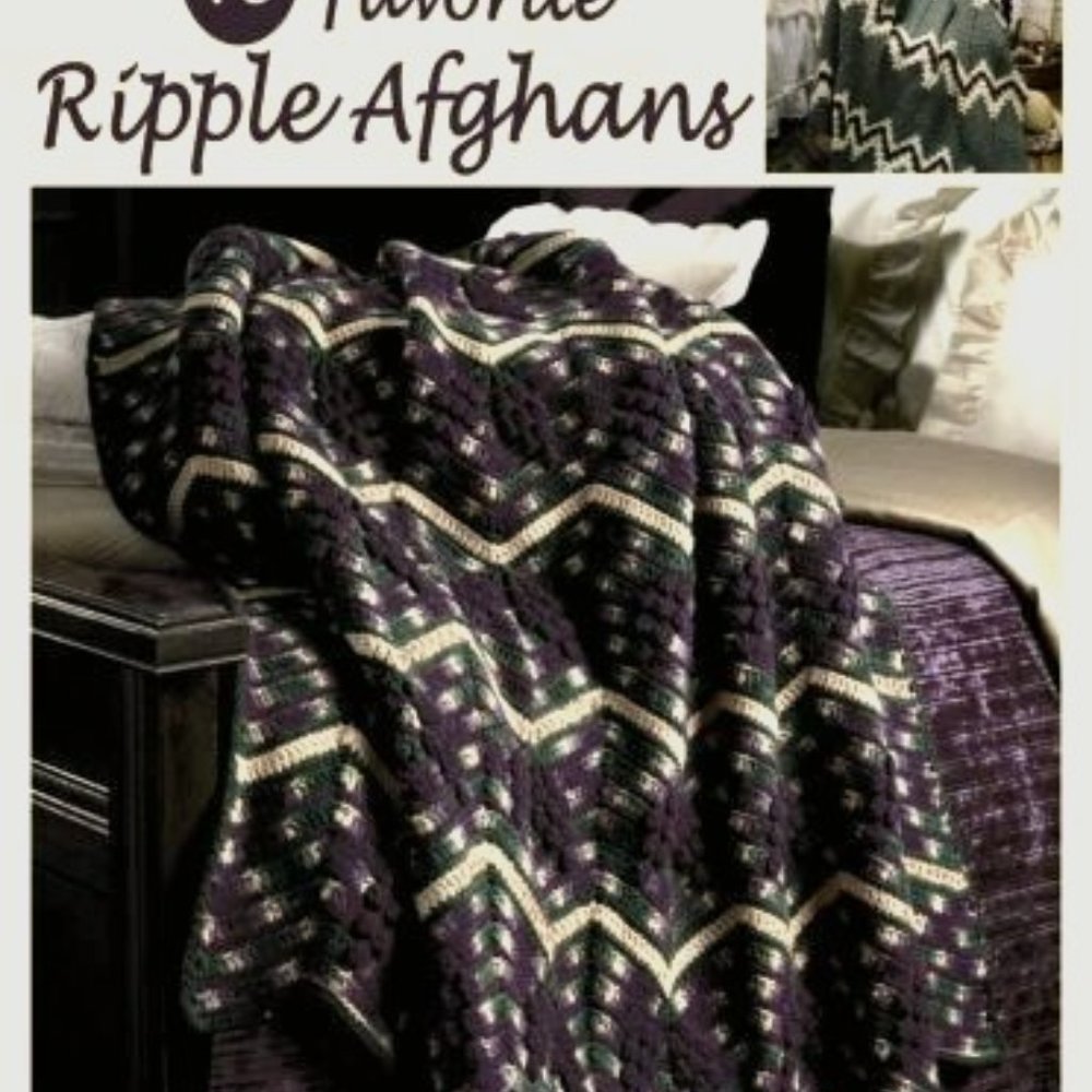 40 - Favorite Ripple Afghans Book & Free - Magic Crochet Magazine